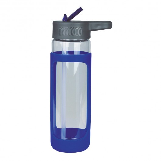 Falun Sleeve Glass Bottles blue